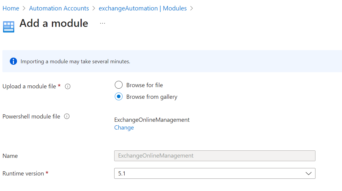 Updating the ExchangeOnlineManagement PowerShell module